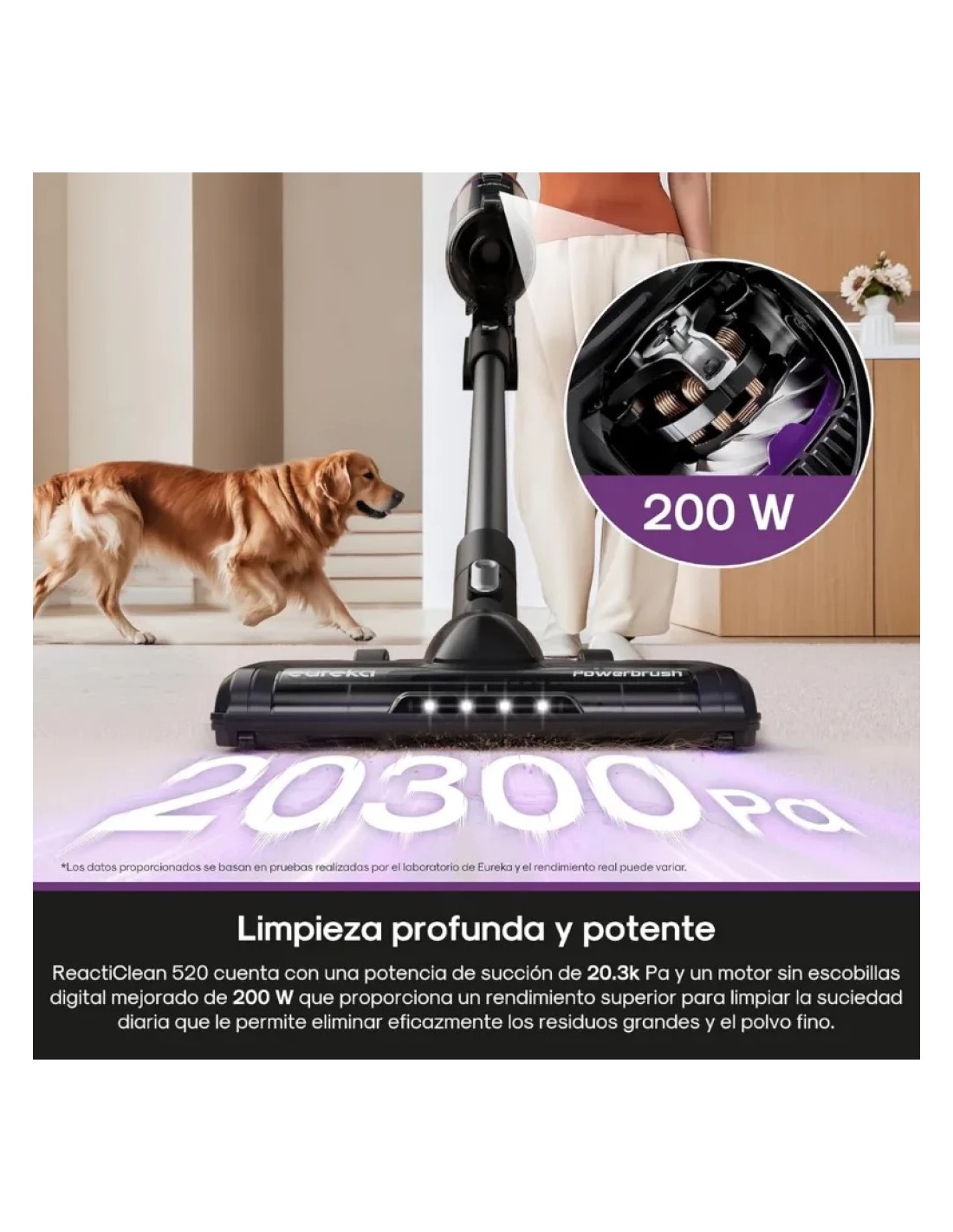 Aspirador escoba Eureka NEC520 en Logroño