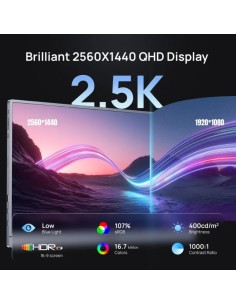 Monitor portátil Arzopa Z3FC con funda 16,1 pulgadas 2K IPS 180Hz 9ms 2