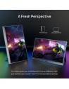 Monitor portátil Arzopa Z3FC con funda 16,1 pulgadas 2K IPS 180Hz 9ms