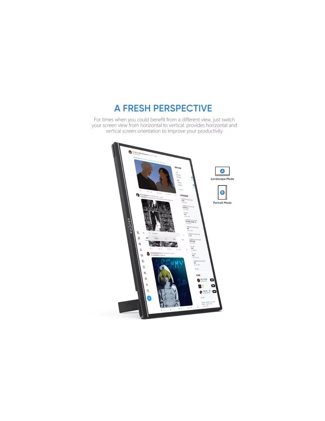 Monitor portátil Arzopa A3C Pro 13,3 pulgadas Full HD OLED 1ms