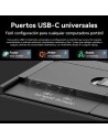 Monitor portátil doble Blackview DCM6 14 pulgadas Full HD IPS 5ms USB-