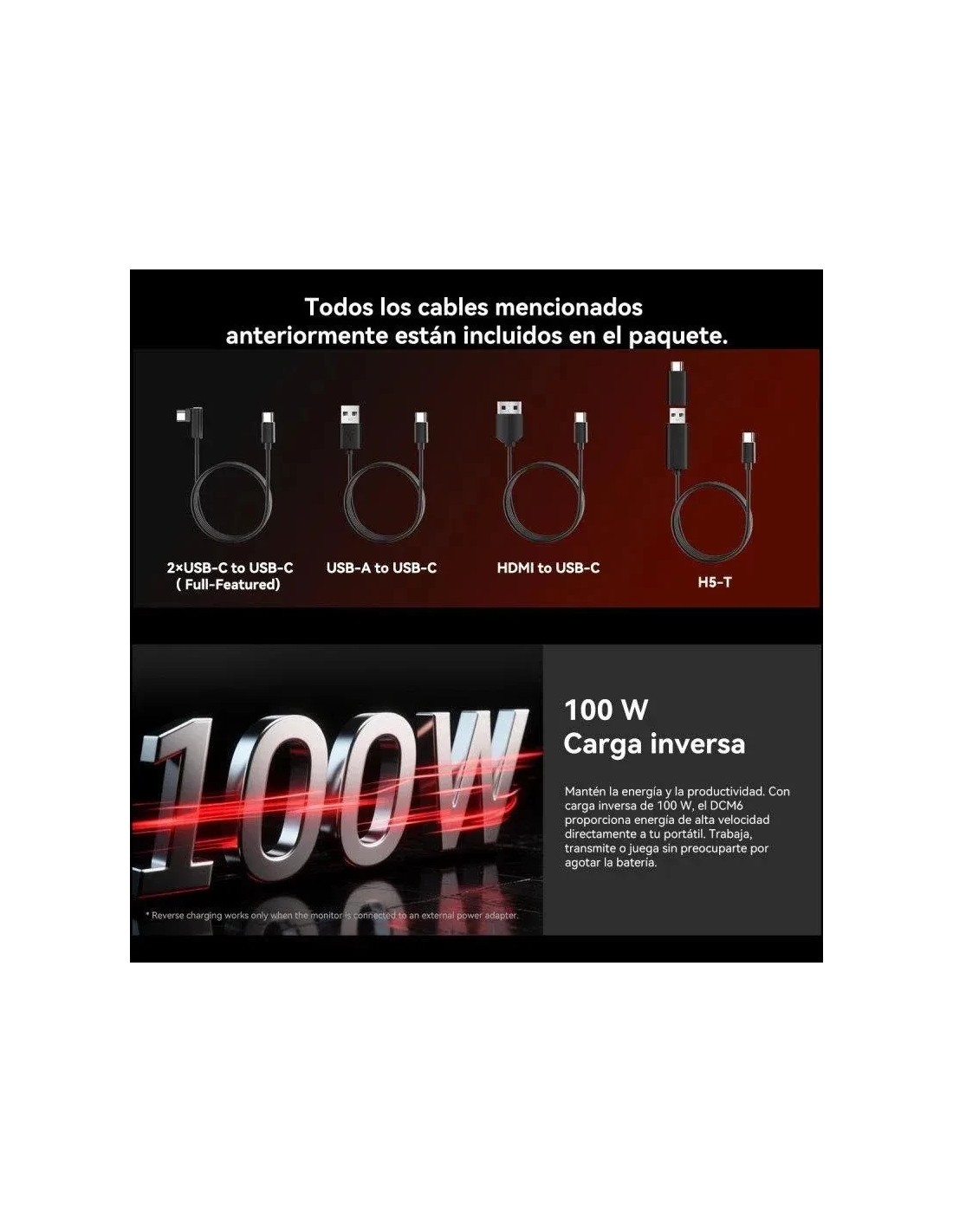 Monitor portátil doble Blackview DCM6 14 pulgadas Full HD IPS 5ms USB-
