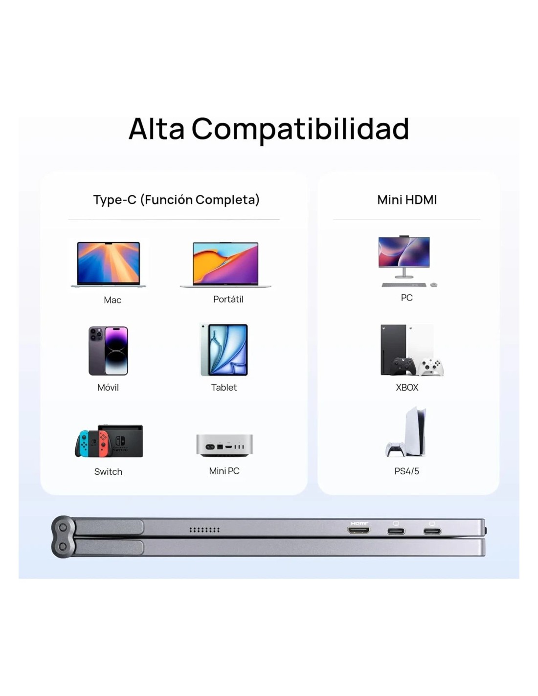 Monitor portátil Arzopa E1 Dual Screen 15,6 pulgadas Full HD IPS 60Hz