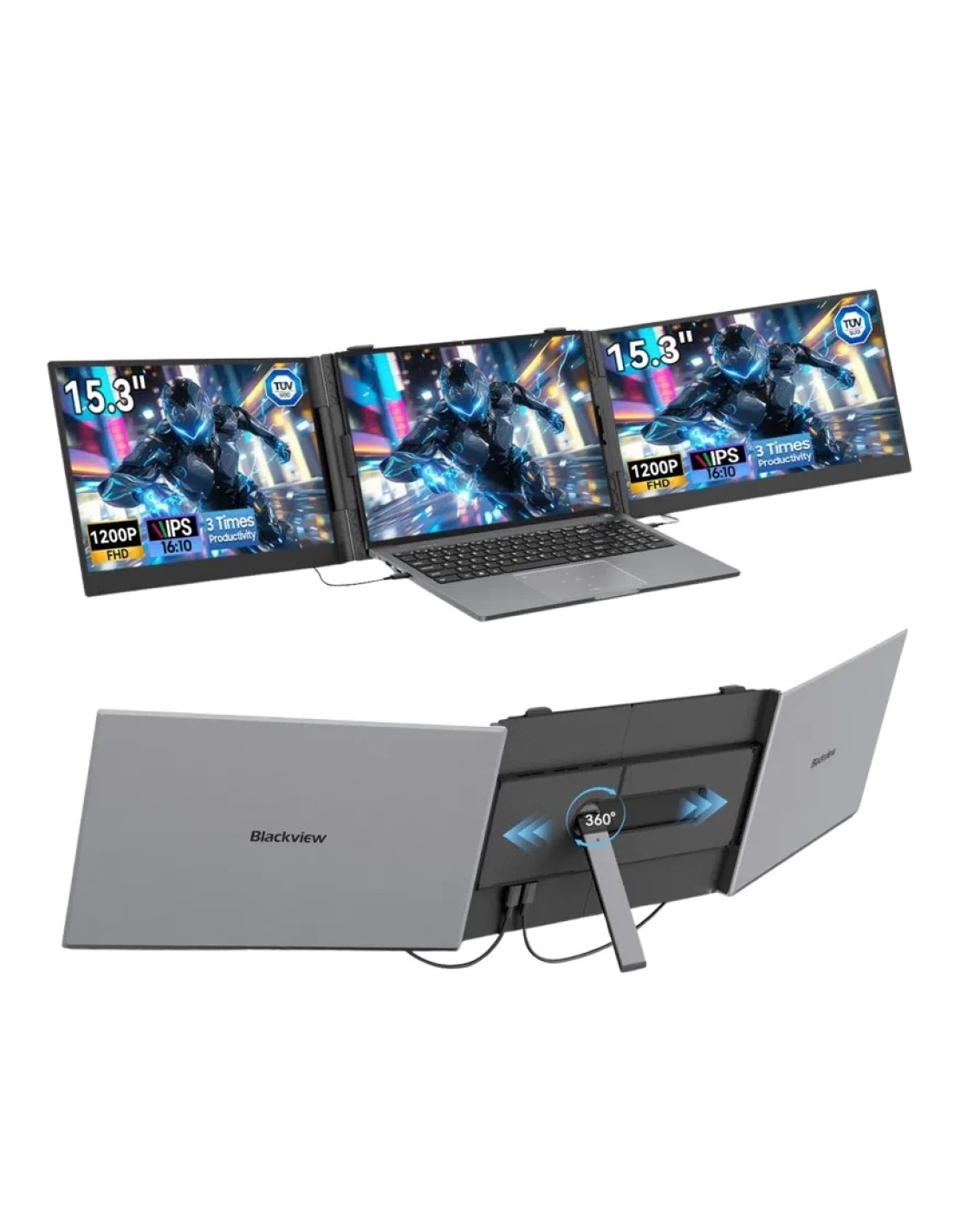 Monitor portátil Blackview DCM8 15,3 pulgadas IPS 60Hz 5ms en Logroño