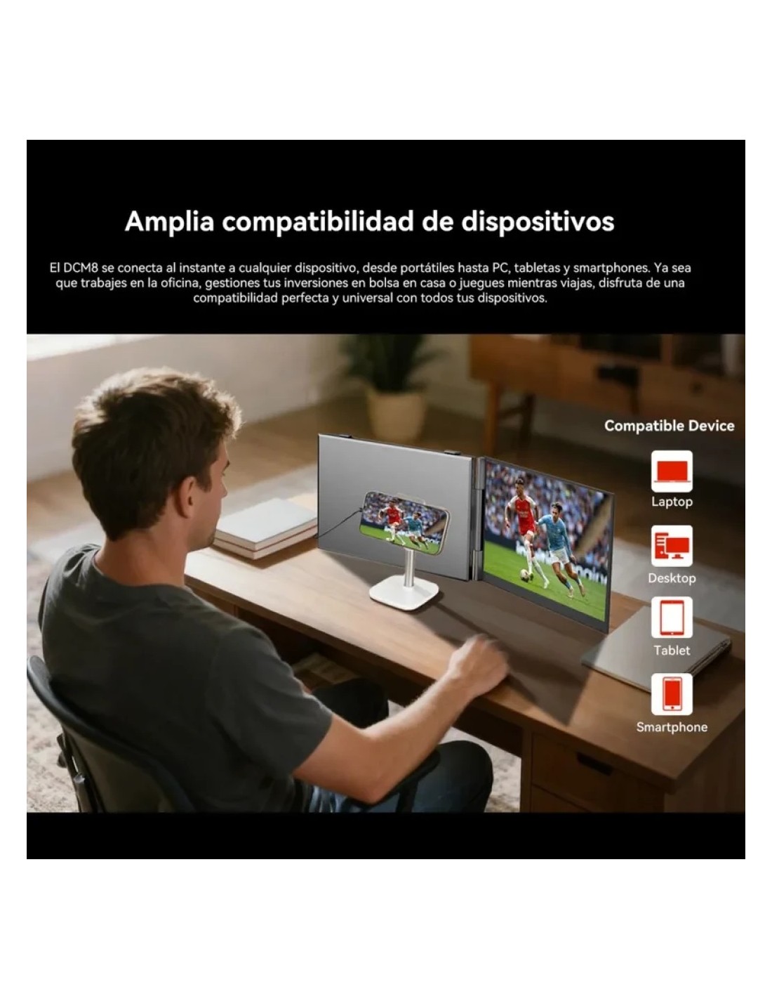 Monitor portátil Blackview DCM8 15,3 pulgadas IPS 60Hz 5ms en Logroño