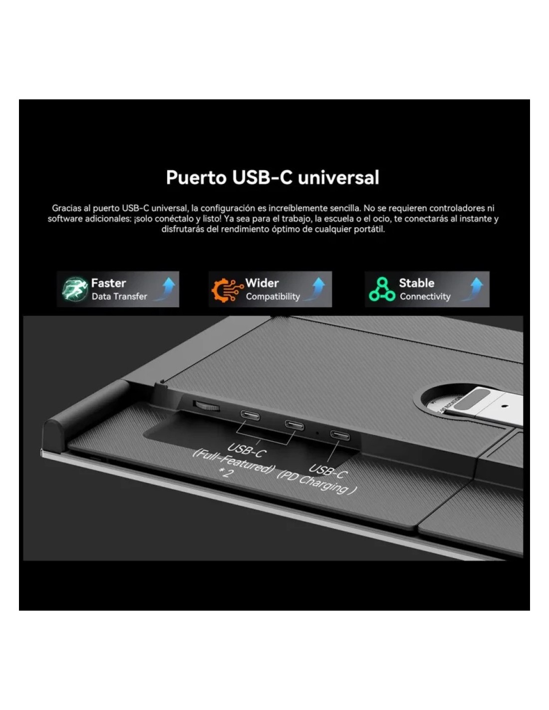 Monitor portátil Blackview DCM8 15,3 pulgadas IPS 60Hz 5ms en Logroño