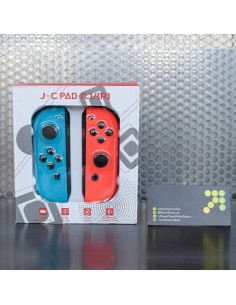 Mandos compatibles con Nintendo Switch Joy-Con Set Izq/Dcha Azul Neón/ 2