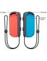Mandos compatibles con Nintendo Switch Joy-Con Set Izq/Dcha Azul Neón/