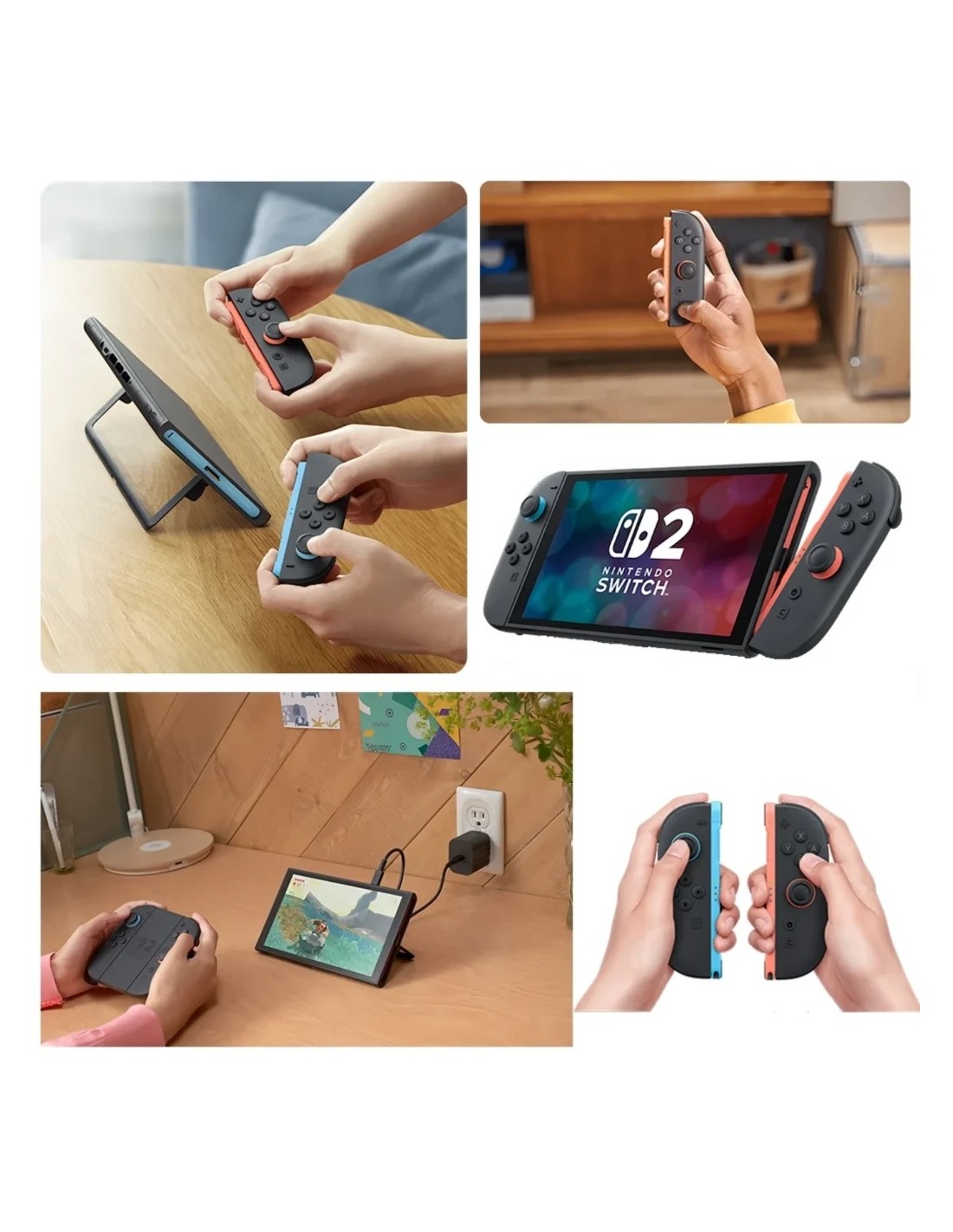 Mando inalámbrico Magnetic Set S2 compatible con Switch 2 Azul/Rojo Bl