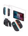 Mando inalámbrico Magnetic Set S2 compatible con Switch 2 Azul/Rojo Bl