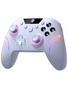 Gamepad EasySMX X20 Blanco con Botones Mecánicos para PC, Switch y Sma