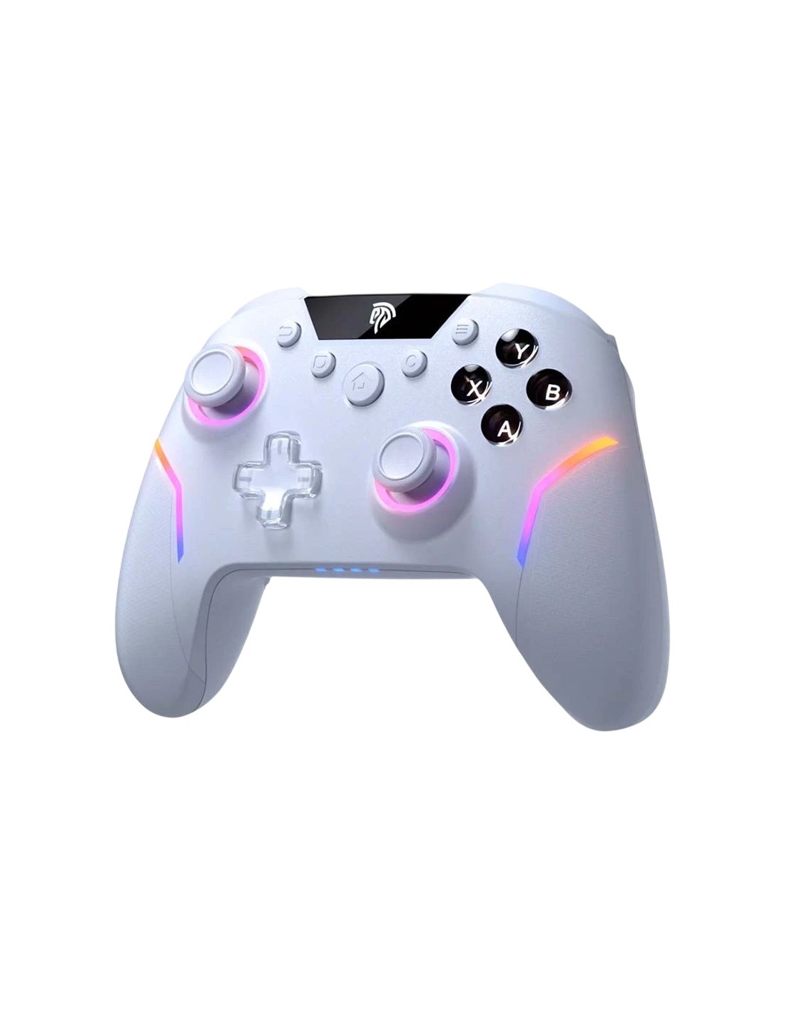 Gamepad EasySMX X20 Blanco con Botones Mecánicos para PC, Switch y Sma