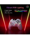 Gamepad EasySMX X20 Blanco con Botones Mecánicos para PC, Switch y Sma
