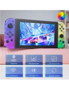 Mando J-C Set Izq/Dcha Púrpura/Verde Graffiti Switch 500mAh 15h 2