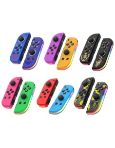 Mando J-C Set Izq/Dcha Transparente/Amarillo con RGB Switch 500mAh 15h 2