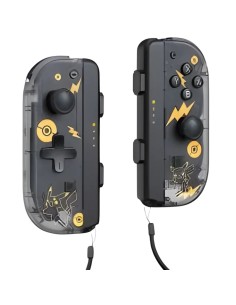 Mando J-C Set Izq/Dcha Transparente/Amarillo Switch 500mAh 15h