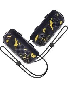 Mando J-C Set Izq/Dcha Transparente/Amarillo Switch 500mAh 15h 2
