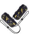 Mando J-C Set Izq/Dcha Transparente/Amarillo Switch 500mAh 15h
