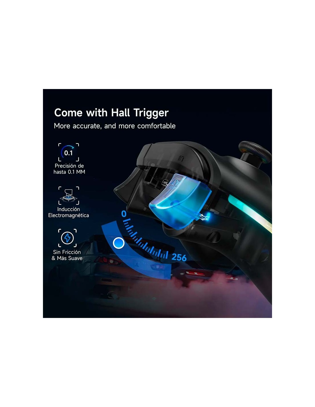 Gamepad EasySMX X15 Mech para PC, Nintendo Switch y Smartphone (Androi