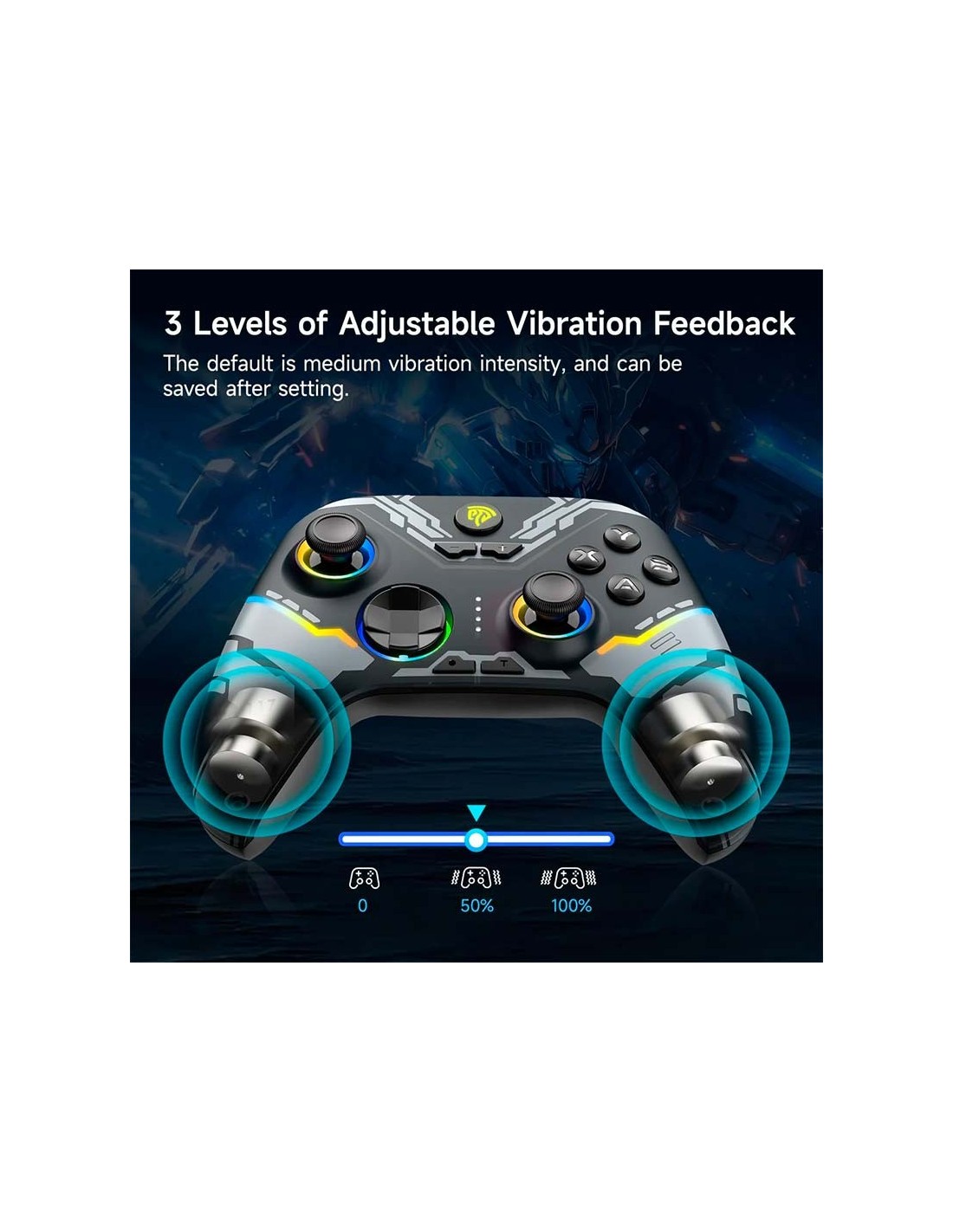 Gamepad EasySMX X15 Mech para PC, Nintendo Switch y Smartphone (Androi