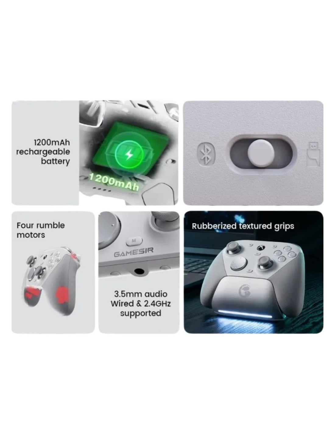 Mando GameSir G7 Pro Blanco PC/Xbox/Android en Logroño