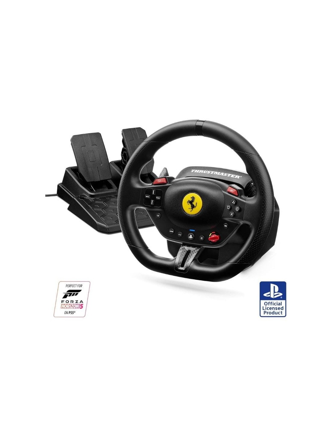 Thrustmaster T98 Ferrari 296 GTB para PS5, PS4, PC 2 pedales levas de 
