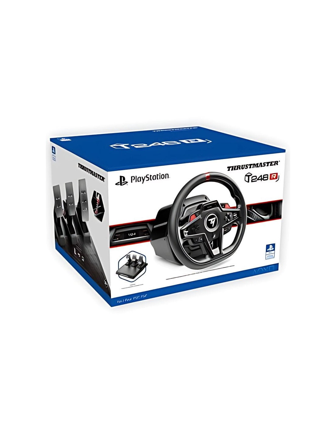 Thrustmaster T248R para PS4/ PS5/ PC 3,1Nm 3 pedales 25 botones sensor