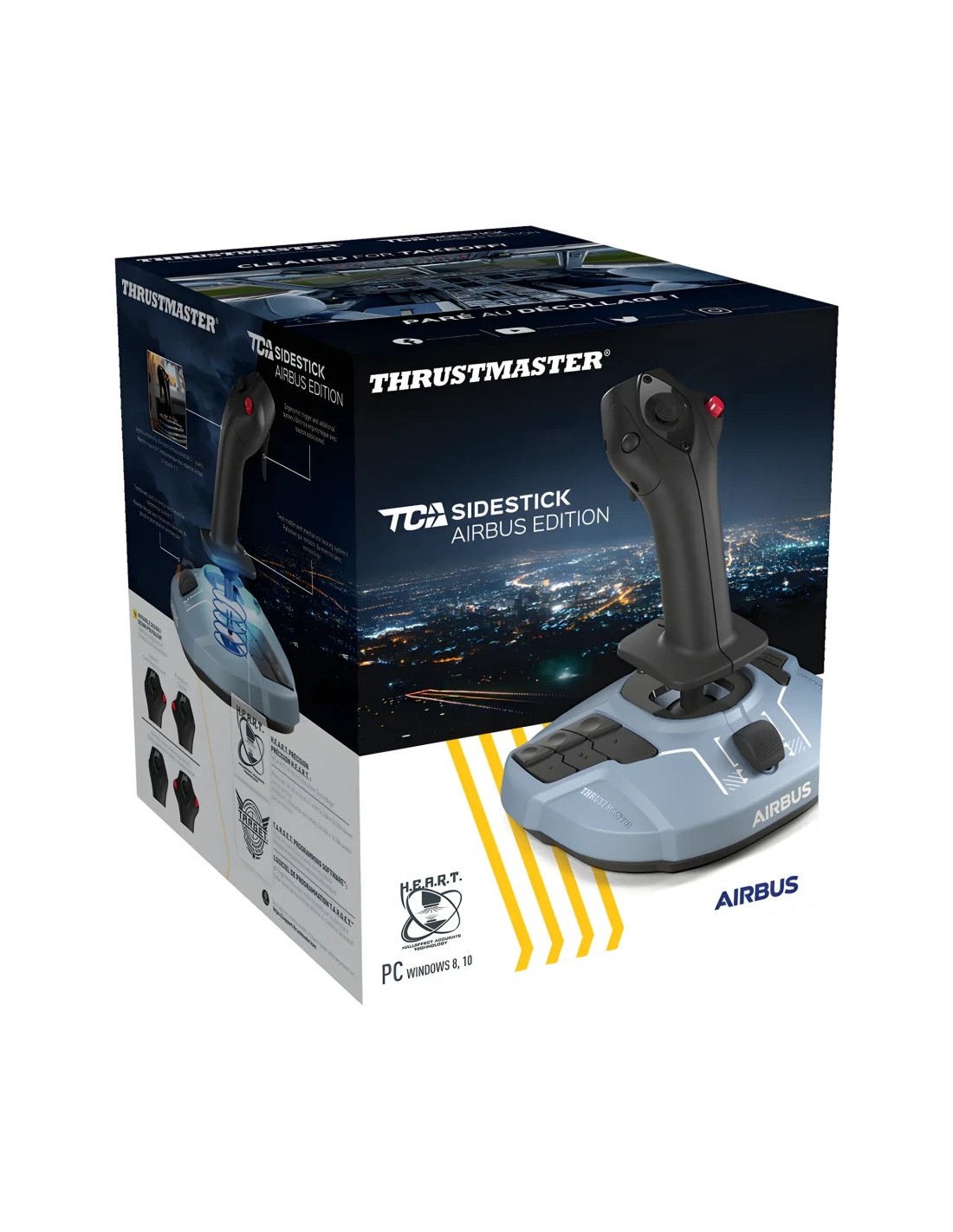 Palanca de vuelo Thrustmaster TCA Sidestick Airbus Edition PC 4 Ejes