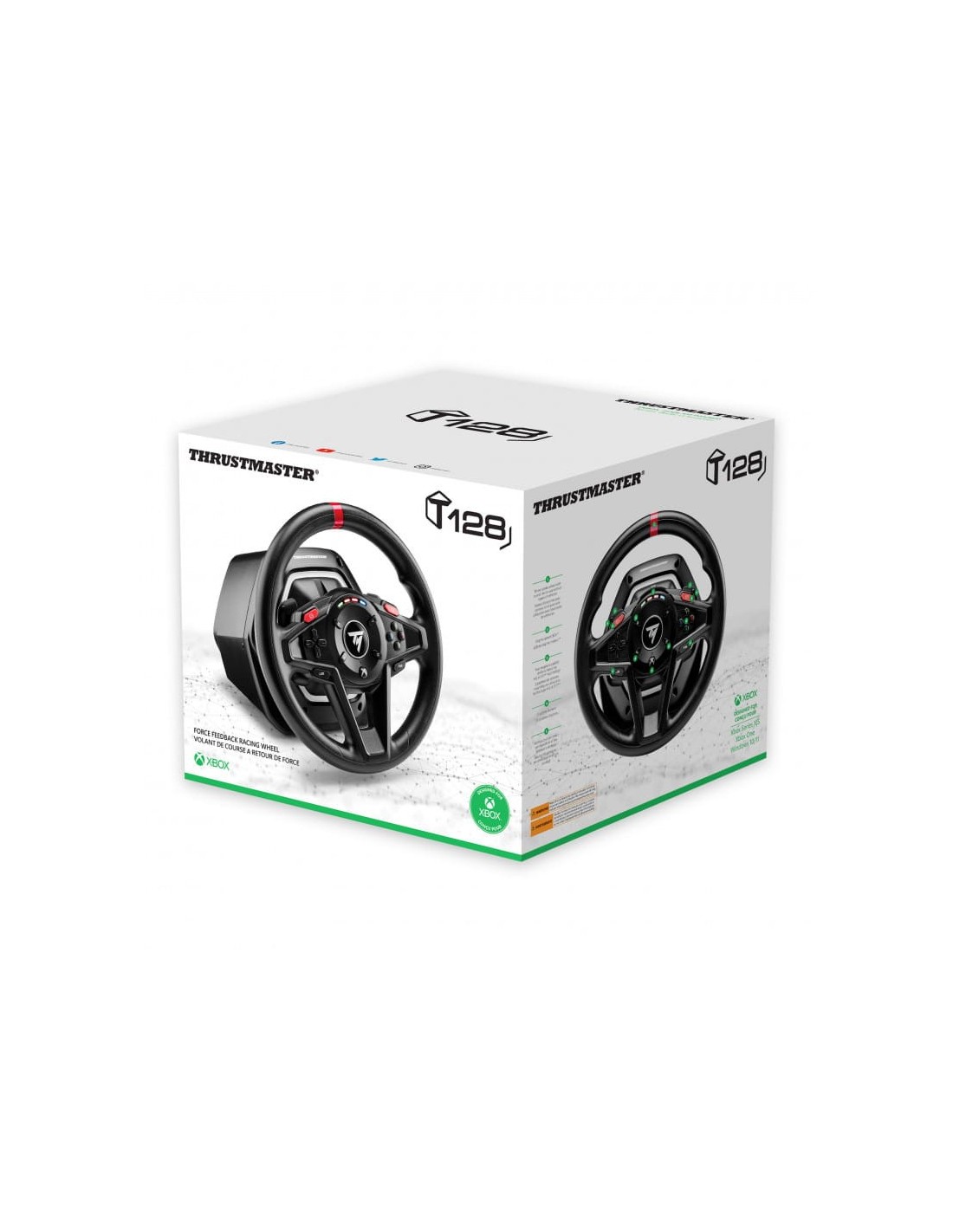Thrustmaster T128 Negro USB PC, Xbox, Xbox One 13 botones Volante + Pe