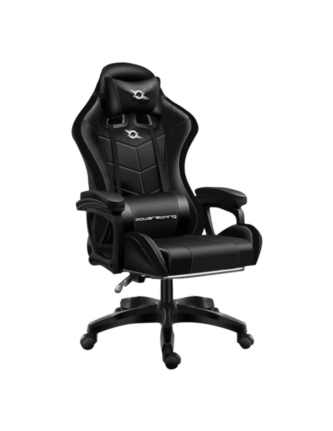 Silla gaming PowerGaming Negra 120kg en Logroño