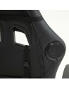 Silla PowerGaming LED RGB Altavoz Masaje Reposapiés Negro 120kg