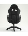 Silla PowerGaming LED RGB 7 puntos Masaje Reposapiés Negro 120kg
