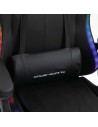 Silla PowerGaming LED RGB 7 puntos Masaje Reposapiés Negro 120kg