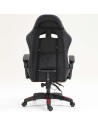 Silla PowerGaming LED RGB Negro+Rojo 120kg reposacabezas en Logroño
