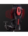 Silla gaming ergonómica Crato Gris reposabrazos 3D cojín lumbar malla 