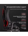 Silla gaming ergonómica Crato Gris reposabrazos 3D cojín lumbar malla 