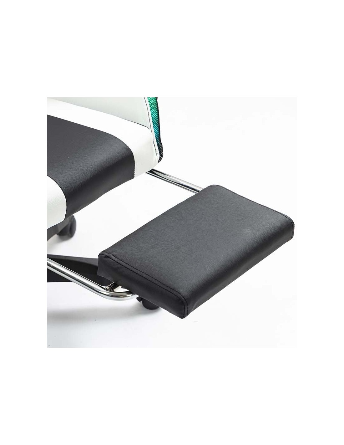 Silla gaming PowerGaming LED RGB con Altavoz Bluetooth, Masaje y Repos