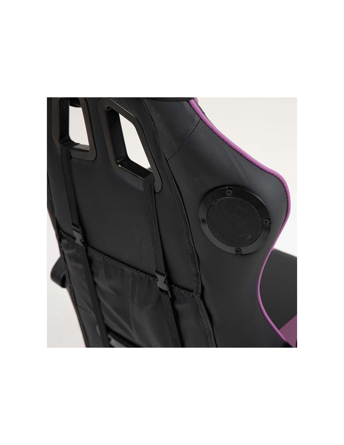 Silla gaming PowerGaming LED RGB con Altavoz Bluetooth, Masaje y Repos