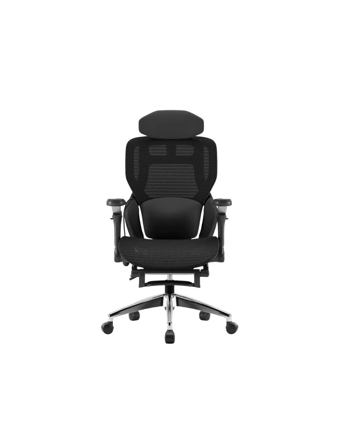 Amarante Negro reclinable cojín lumbar tela Silla de oficina ergonómic