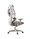 Powerbasic Pinhel Gris reposabrazos 4D reclinable reposacabezas cojín 