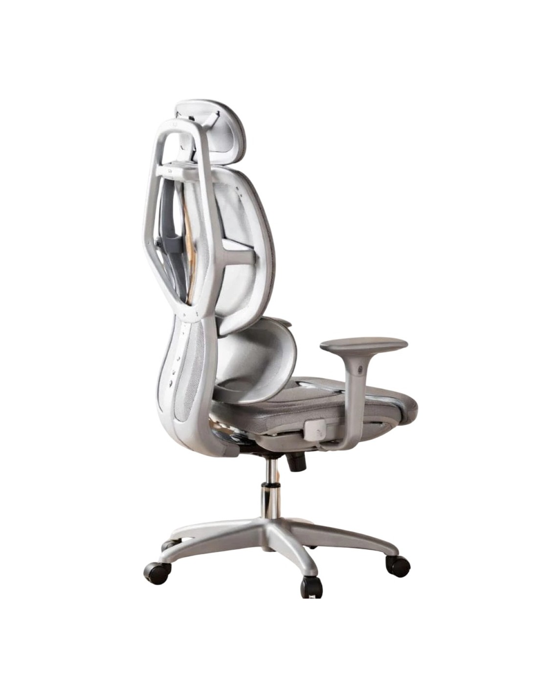 Powerbasic Pinhel Gris reposabrazos 4D reclinable reposacabezas cojín 