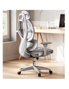 Powerbasic Pinhel Gris reposabrazos 4D reclinable reposacabezas cojín  2
