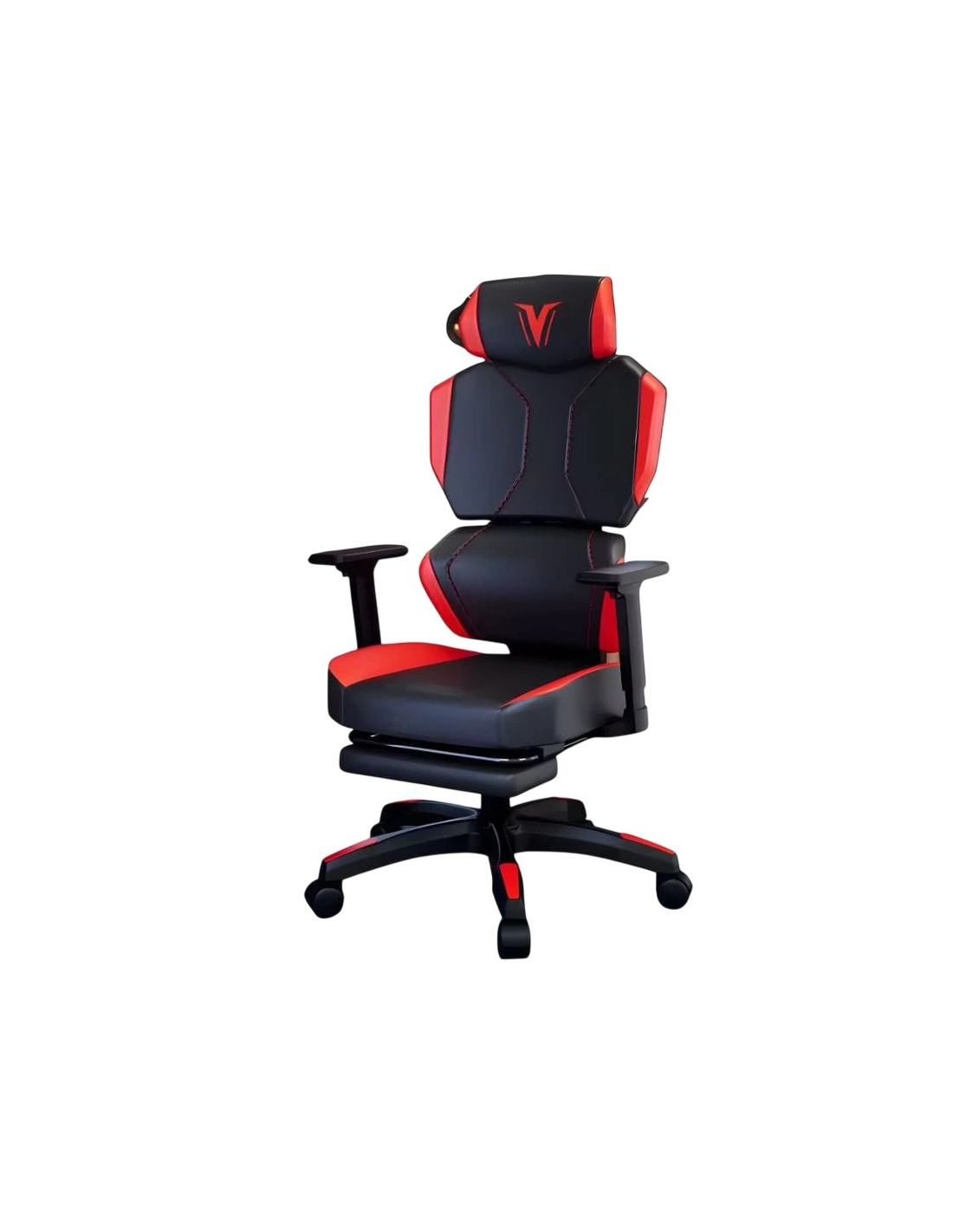 Silla gaming ergonómica Obidos Roja reposapiés en Logroño