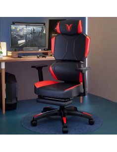 Silla gaming ergonómica Obidos Roja reposapiés en Logroño 2