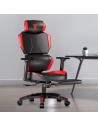 Silla gaming ergonómica Obidos Roja reposapiés en Logroño