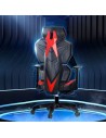 Silla gaming ergonómica Obidos Roja reposapiés en Logroño