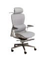 Powerbasic Elvas Gris 150kg reposabrazos 3D reposacabezas cojín lumbar