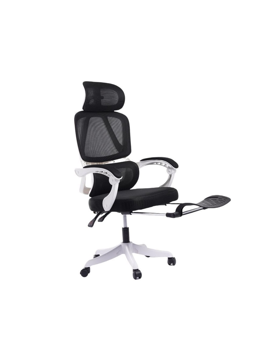Powerbasic Évora 110kg reposacabezas reposapiés Silla de oficina ergon