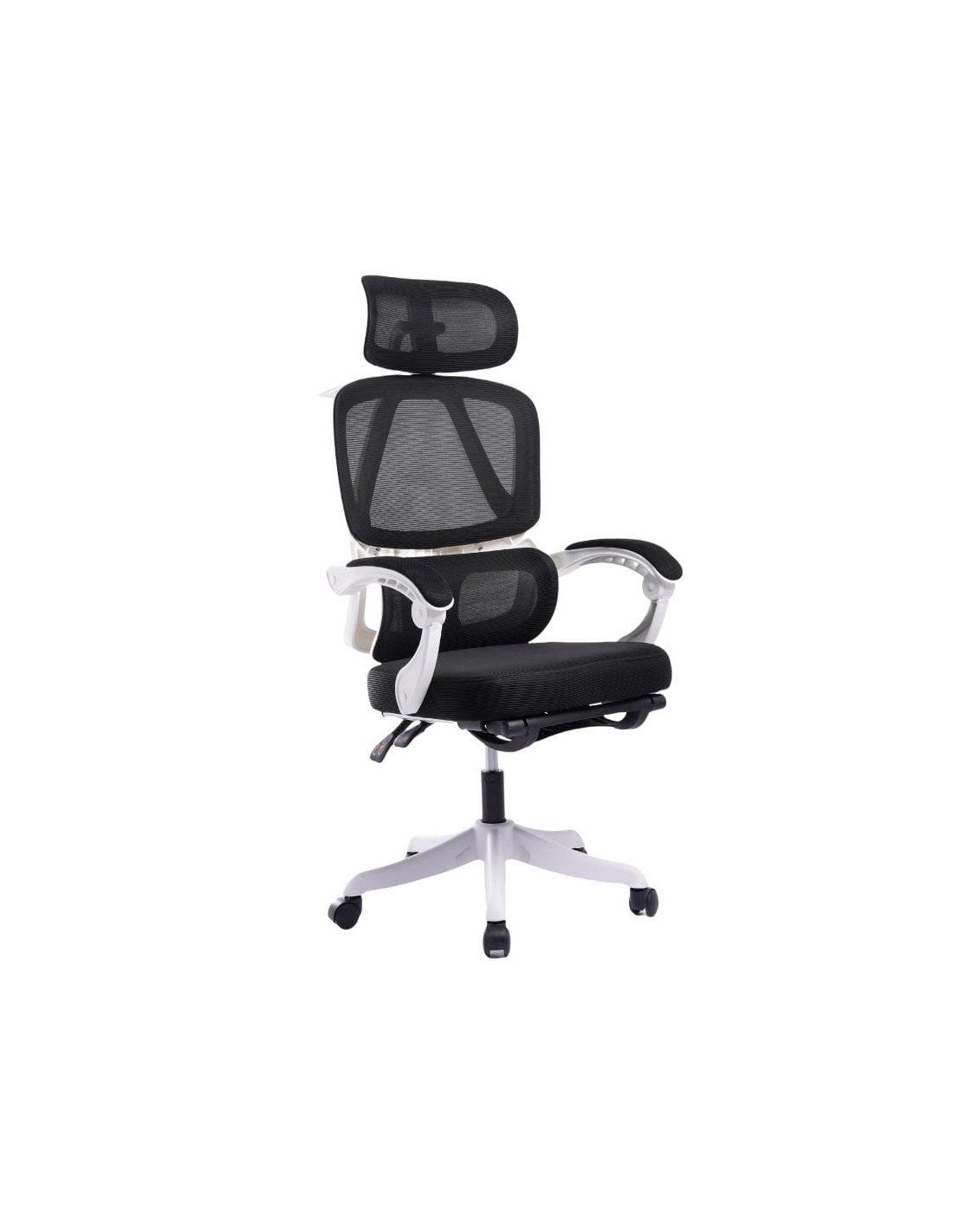 Powerbasic Évora 110kg reposacabezas reposapiés Silla de oficina ergon