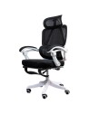 Powerbasics Confort T20 Negro con Ruedas y Reposapiés Silla de oficina